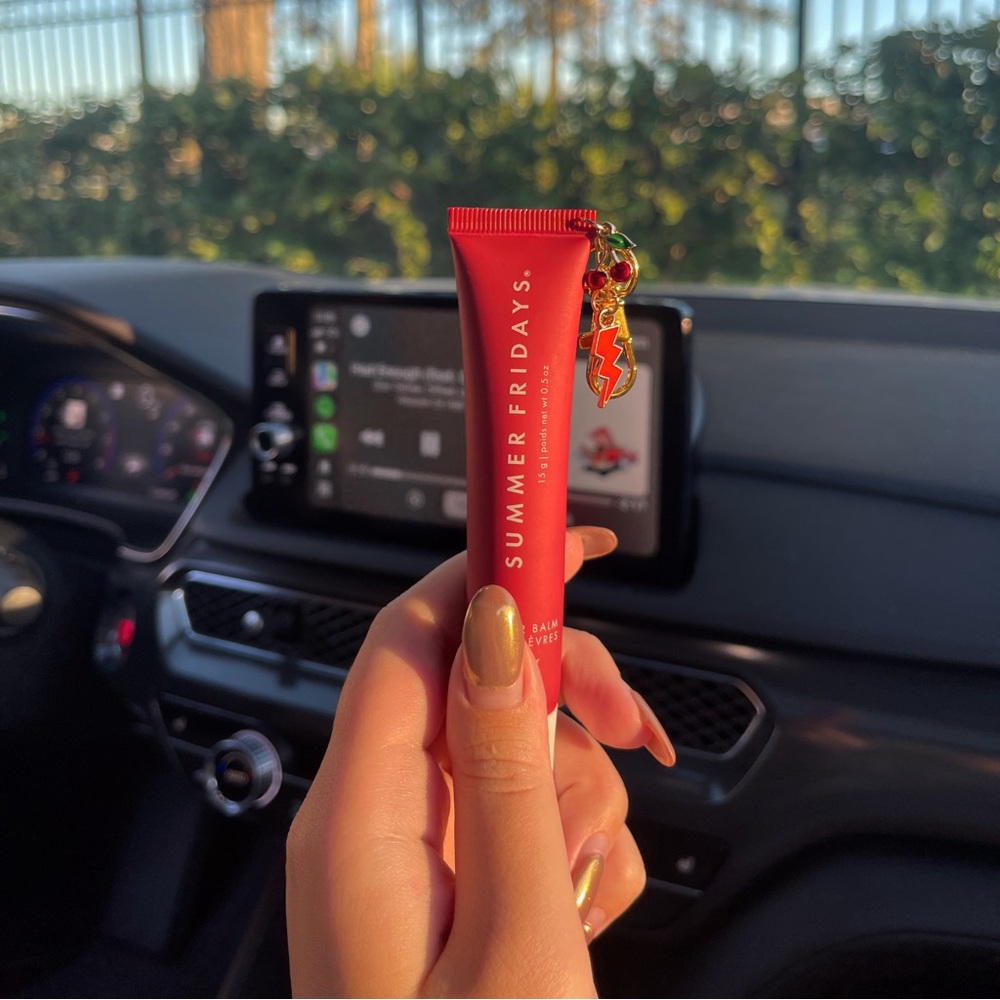 Summer Fridays Cherry Custom Charm Lippie